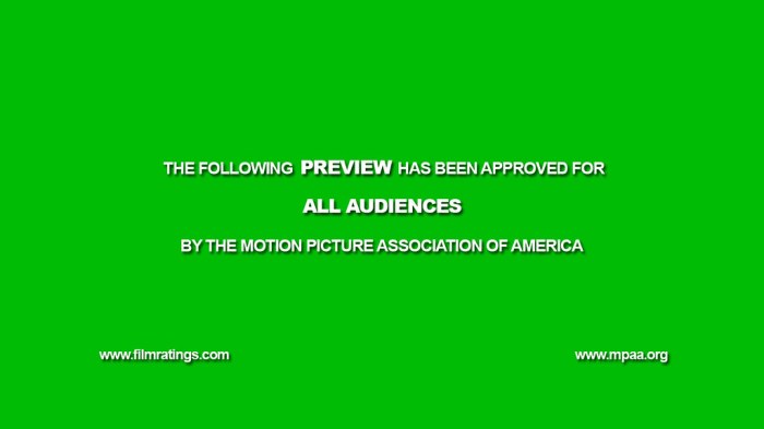 Preview mpaa film rating