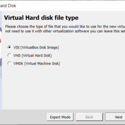 Create an iscsi virtual disk using the following settings